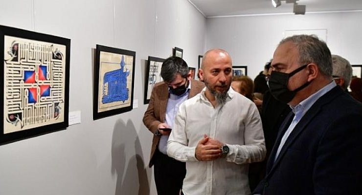 Başkan Turan Kaligrafist Yılmaz Özbek Sergisi’nin Açılışını Gerçekleştirdi