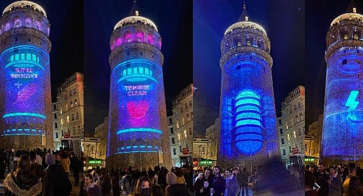 Galata Kulesi’nde Sevgililer Günü’ne Özel Görsel Şölen