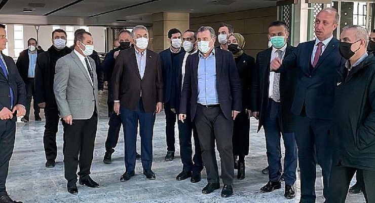 Genel Başkan Yardımcısı Yazıcı, Rize-Artvin Havalimanı inşaatında incelemelerde bulundu