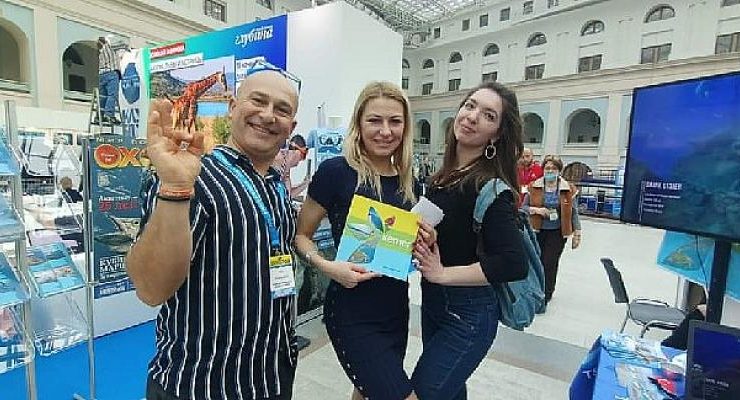 Kemer’in Sualtı Güzellikleri Moskova’da Tanıtılıyor