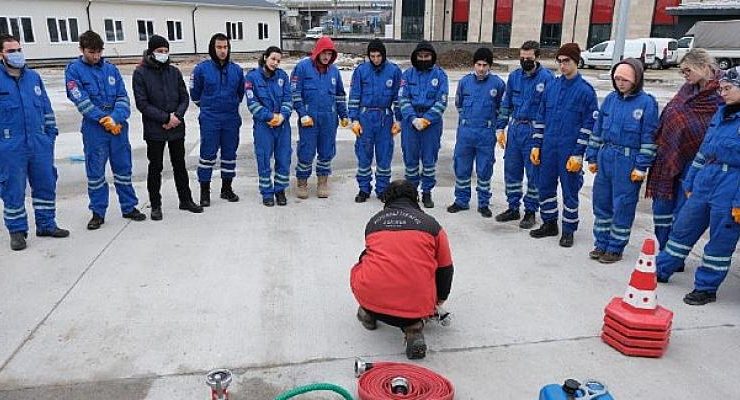 Kocaeli İtfaiyesinden YÜDAK’a eğitim