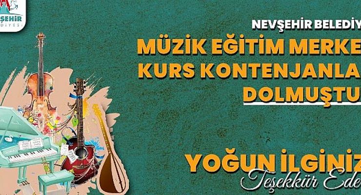 Müzik Kursları İçin Kontenjanlar Kısa Sürede Doldu
