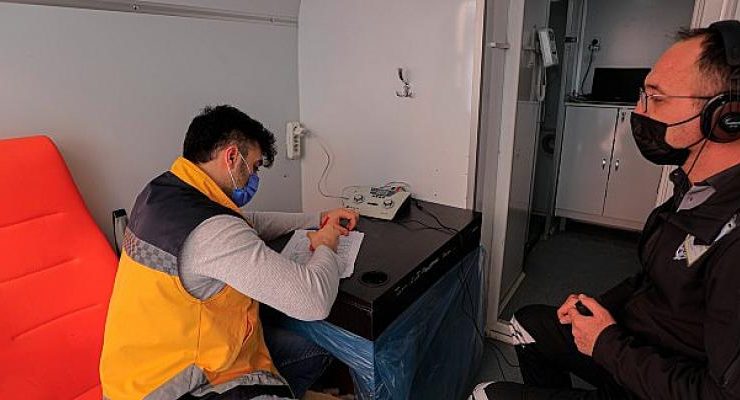 Nevşehir Belediyesi bünyesinde çalışan personeller, sağlık taramasından geçirildi.