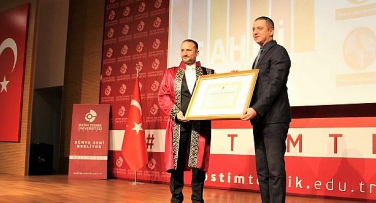 OSTİM Teknik Üniversitesi’nden Prof. Dr. İrfan Suat Günsel’e Fahri Doktora Unvanı