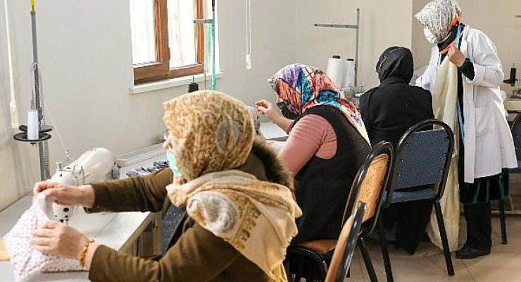 Silvanlı kadınlar DİSMEK ile meslek öğreniyor
