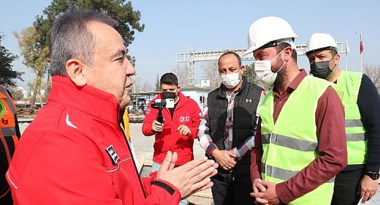 Uncalı Mezarlığı’ndaki birimler yenileniyor Defin hizmetleri modern koşullardaverilecek Başkan Böcek ‘Bu çalışma boynumuzun borcuydu’