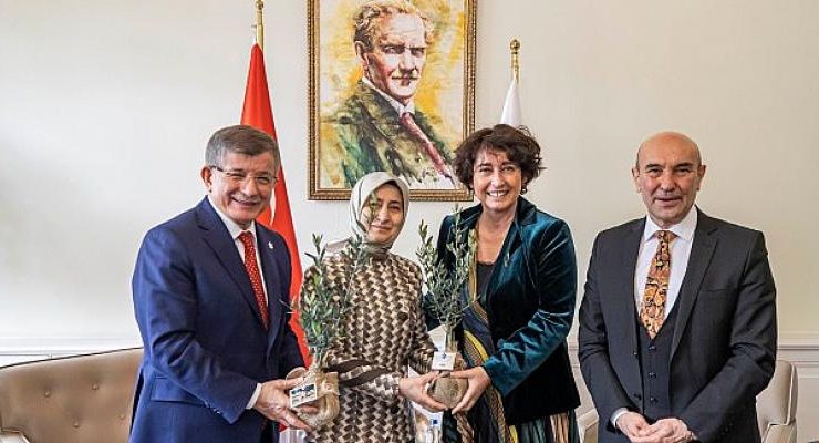 Başkan Soyer Gelecek Partisi Lideri Davutoğlu’nu ağırladı