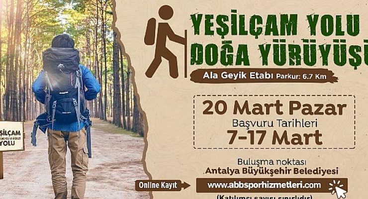Büyükşehir’den doğa yürüyüşü