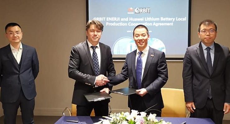 Huawei ve Orbit Enerji yerli lityum pil üretimi için birlikte çalışacak
