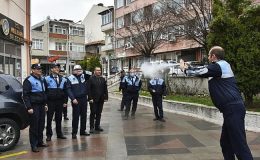 Malkara Belediyesi Zabıta Müdürlüğü Personellerine, Teorik ve Uygulamalı Olarak “Göz Yaşartıcı Gaz Sprey Kullanımı Eğitimi” Verildi