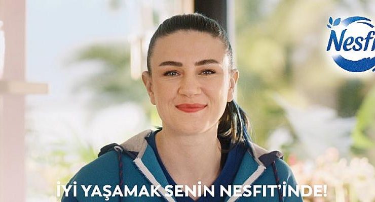 Milli sporcu Meryem Boz Nesfit’in yeni reklamı için kamera karşısına geçti