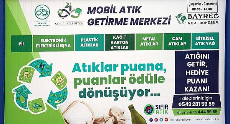 “Ödüllü Mobil Atık Merkezleri” Hizmete Giriyor