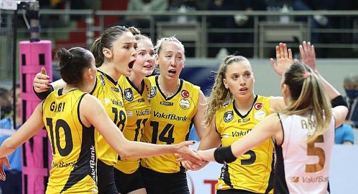 VakıfBank, Galatasaray HDI Sigorta deplasmanında set vermedi