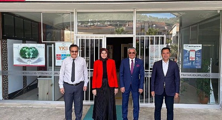 Başkan Topaloğlu’ndan İlçe Milli Eğitim Müdürü Bekar’a Hayırlı Olsun Ziyareti