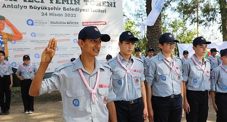 Büyükşehir’in izci adayları yemin etti
