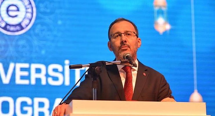 Ege Üniversitesinin gönül sofrasına Bakan Kasapoğlu da katıldı
