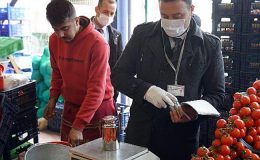 Ekipler Kapalı Pazar Yerinde Denetim Yaptı
