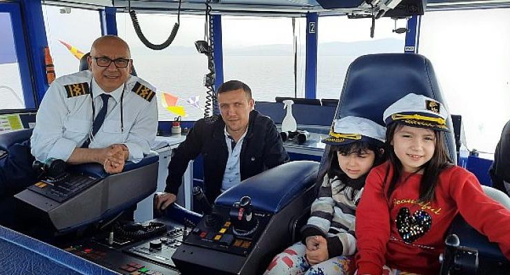 İDO kaptan köşkünü geleceğin kaptanlarına emanet etti