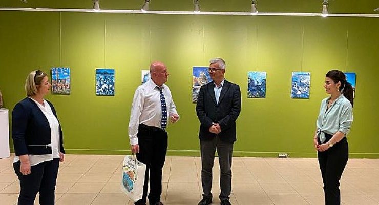 Jonayhan Neil Smith, Resim Sergisi Ayvalık’ta