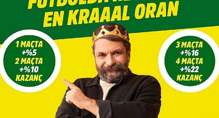 Şimdi tüm futbol liglerinde her maç Kral Oran