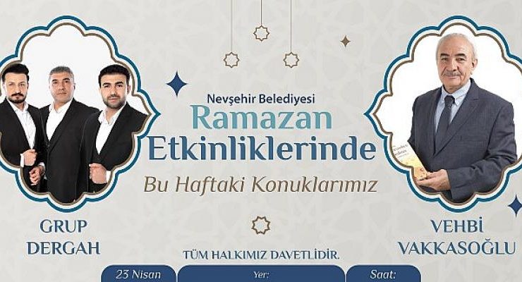 Usta Yazar Vehbi Vakkasoğlu Cumartesi Akşamı Nevşehir’de
