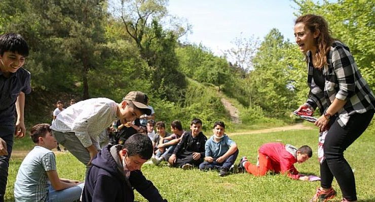 Çocuklar insanın kente ve doğaya verdiği zararları gördü