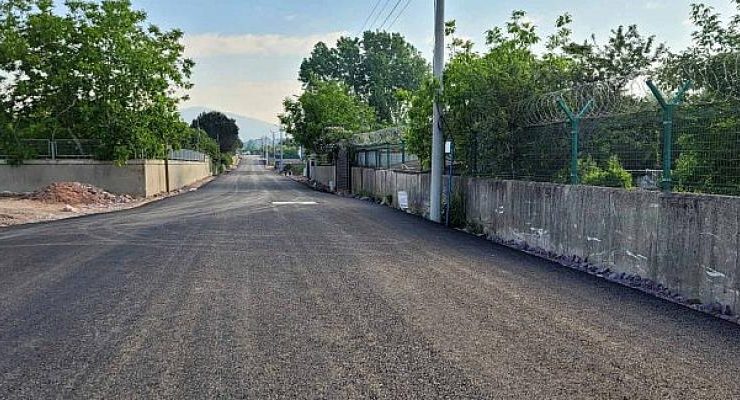 Derince Yıldız Sokak asfaltlandı