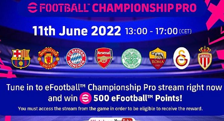 eFootball™ Championship Pro 2022’ye Katılacak 8 Kulüp Arasında Galatasaray Da Var!