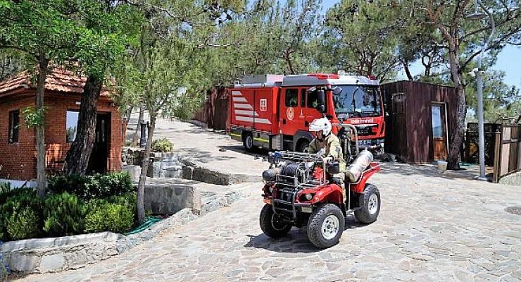 Hava sıcaklıkları arttı İzmir İtfaiyesi teyakkuza geçti