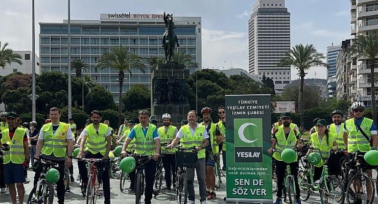 İzmir’de pedallar bağımlılıktan uzak nesiller için çevrildi