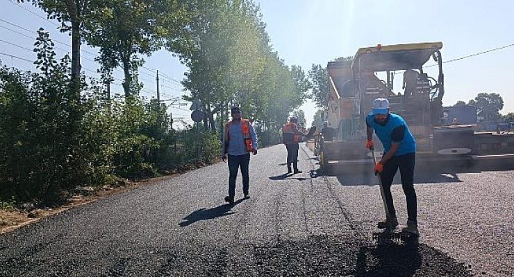 Salim Dervişoğlu Caddesi asfaltlanıyor