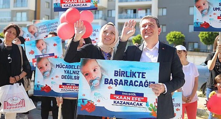 SMA hastası Kaan Efe’ye sürpriz doğum günü