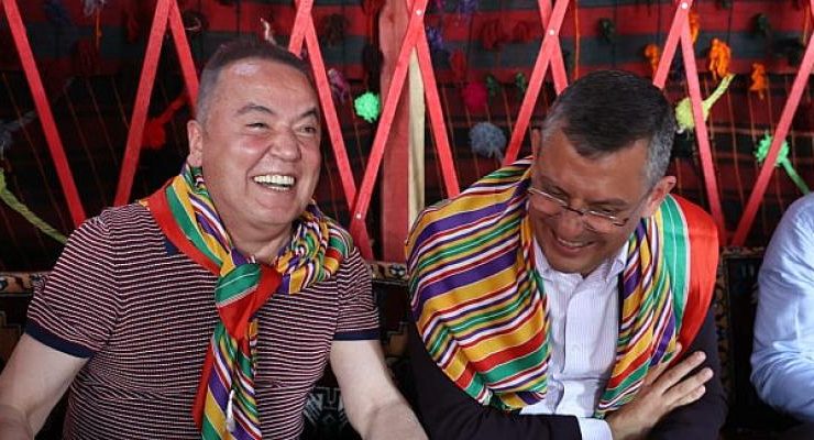Vali Yazıcı, Özgür Özel, milletvekilleri festival alanını ziyaret etti