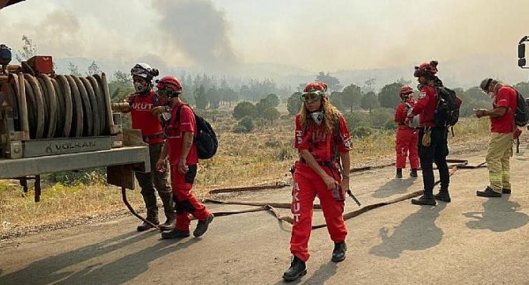 AKUT Marmaris Yangını BB: AKUT, Marmaris yangınının ilk anından itibaren görev başında!