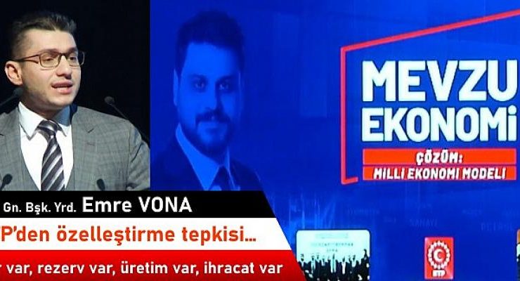 BTP’den özelleştirme tepkisi