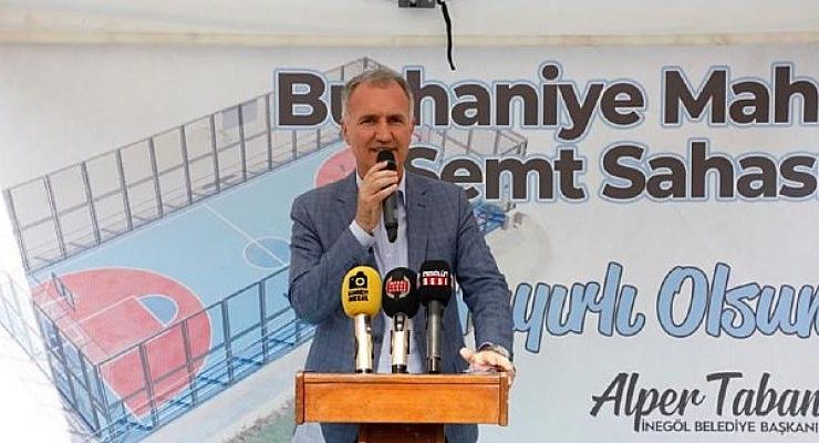 Burhaniye Semt Sahası Törenle Açıldı