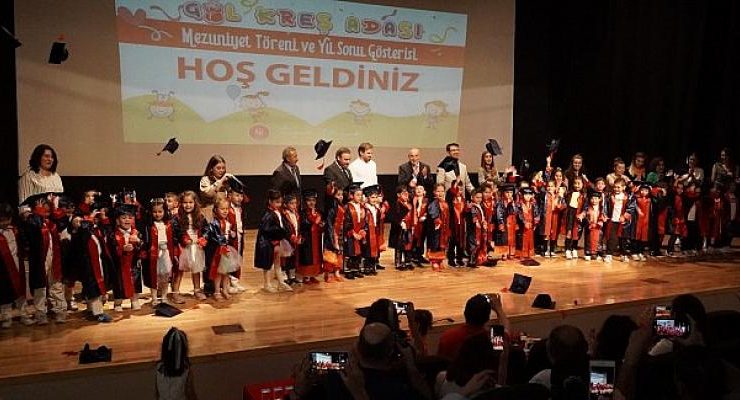 Gül Kreş Adası’nın Minikleri Mezun Oldu