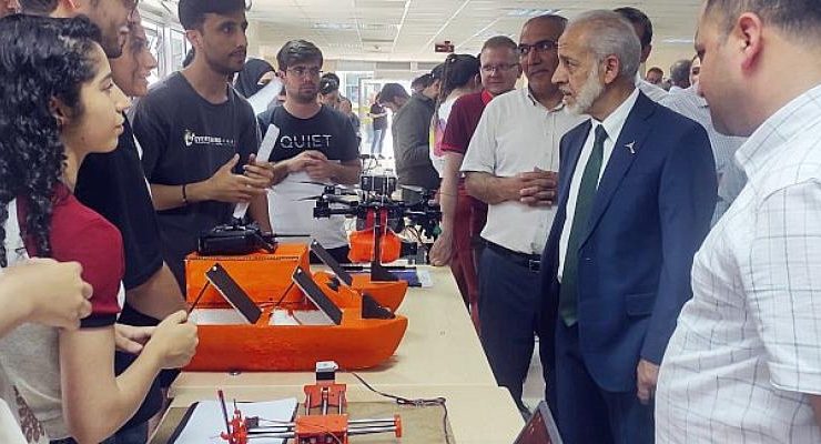 Harran Mühendislik Fakültesi Öğrencileri Ürettikleri Projeleri Sergilediler