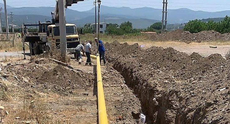 Kınık Organize Sanayi Bölgesi Doğalgaza Kavuşuyor