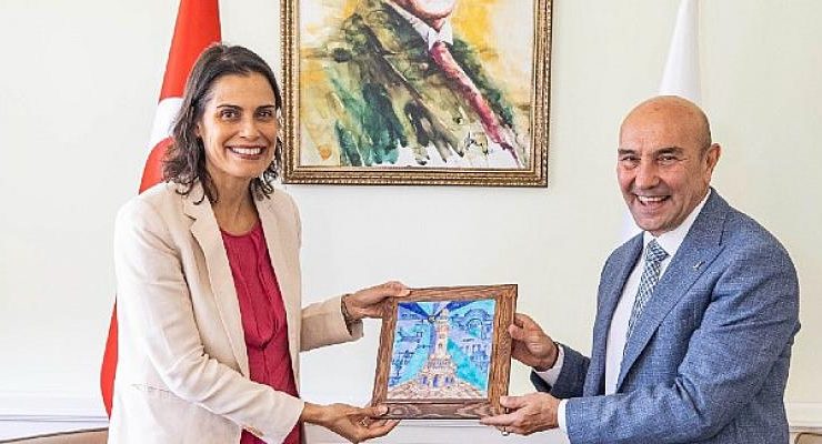 Lüksemburg Büyükelçisi Başkan Soyer’i ziyaret etti