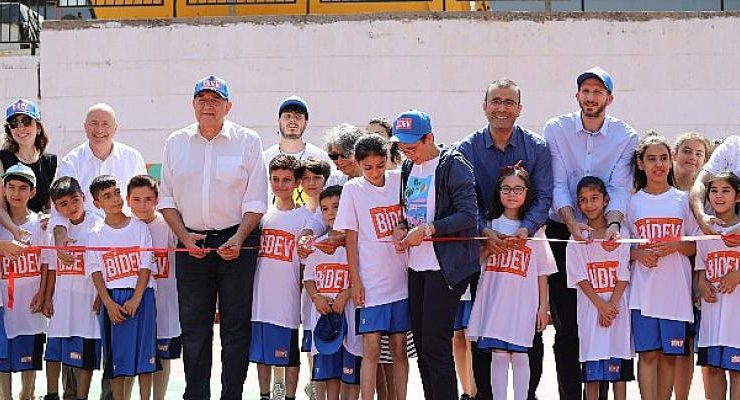 TEGV, BİDEV’in katkılarıyla yenilenen basketbol sahalarından ikincisini Gaziantep’te açtı