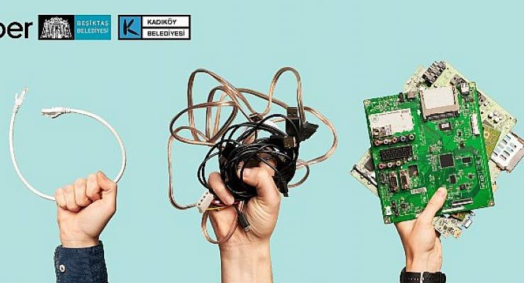 Uber, Beşiktaş Belediyesi ve Kadıköy Belediyesi iş birliği ile elektronik atıklarınızı ücretsiz topluyor