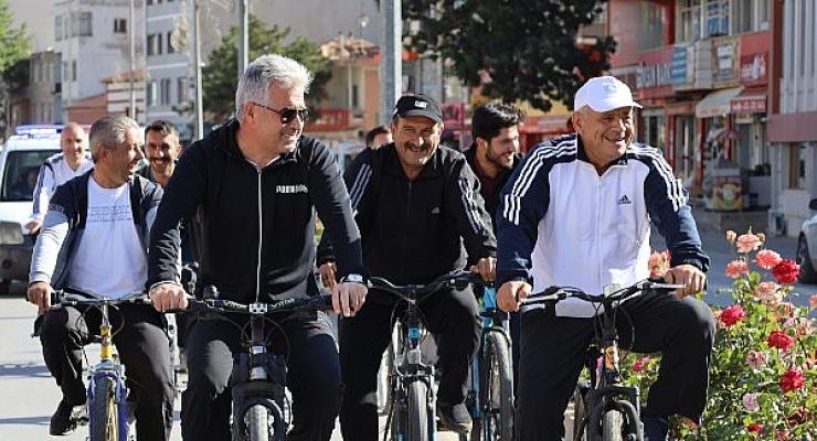 Yahyalı’da Sağlıklı Yaşam İçin Pedal Çevirdiler