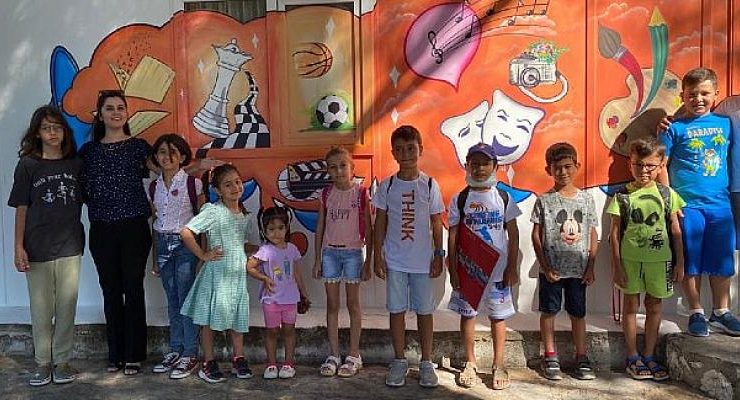 Karaburunlu Çocuklar Yaz Okulu’nda pek keyifli