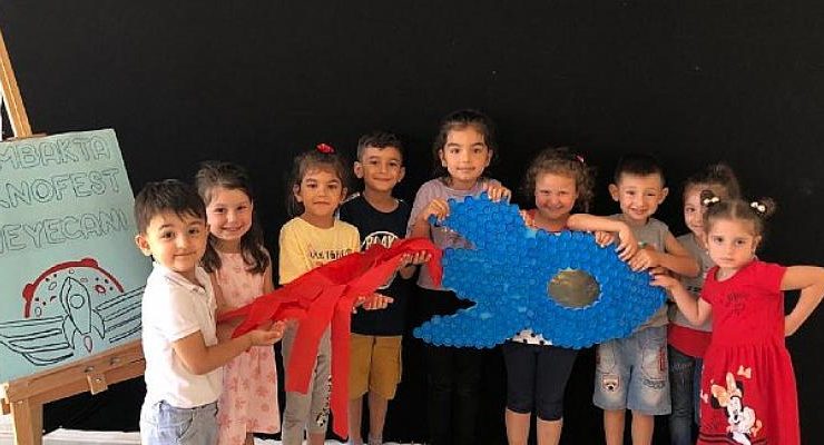 Miniklerden TEKNOFEST’e Özel Anlamlı Çalışma