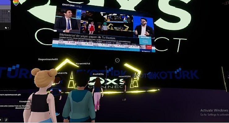 Türk televizyonlarında bir ilk: Metaverse’ten canlı yayın yapıldı!