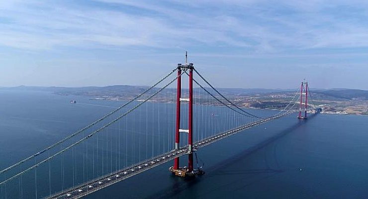 1915Çanakkale Köprüsü’ne Avrupa Çelik Köprü Ödülü
