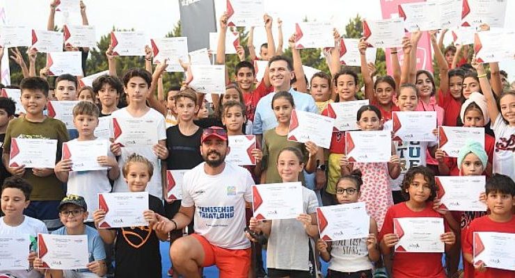Aquatlon yarışlarında 86 sporcunun 36’sı Yenişehir Belediyesi adına yarıştı