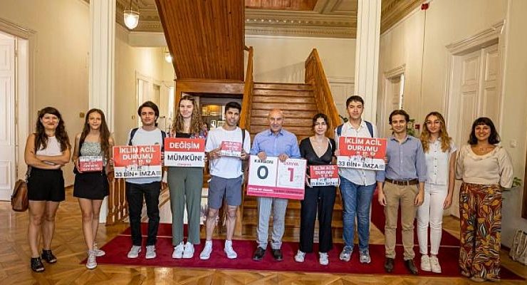 Başkan Soyer’den iklim kriziyle mücadeleye imzalı destek