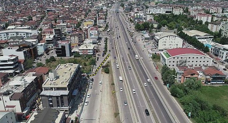 İzmit yönüne gidiş için yeni bağlantı yolu